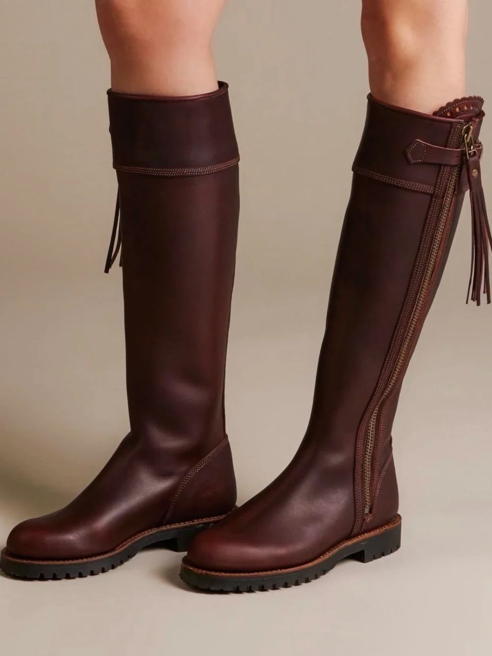 NEW Penelope Chilvers Long Tassel Boots  signature 